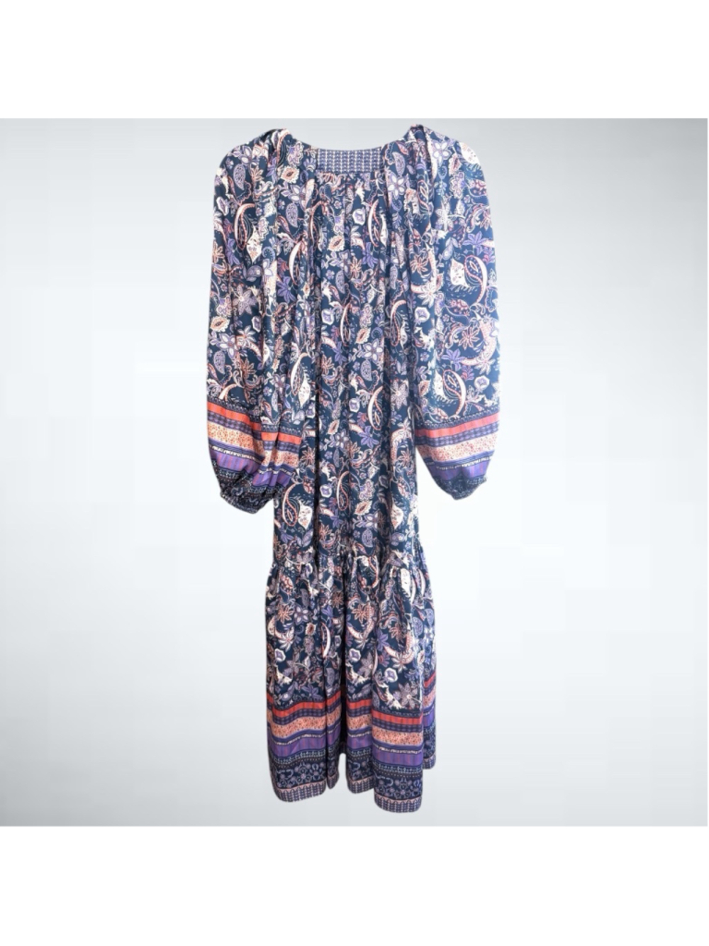 Current Air Boho Paisley Print Midi Dress Size S - Picture 3 of 13